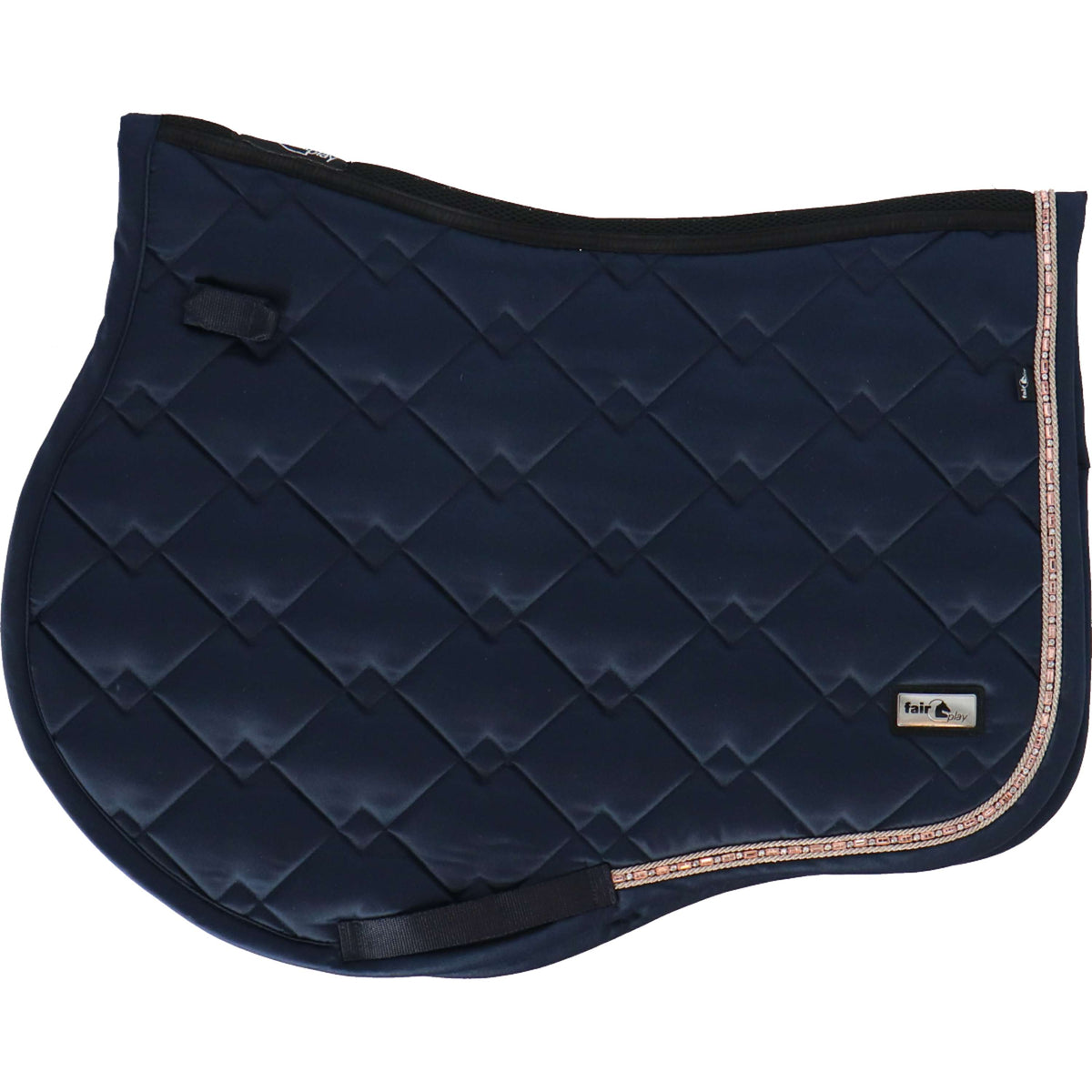 Fair Play Saddlepad Azuryt Ceramic Rosegold Jumping Navy