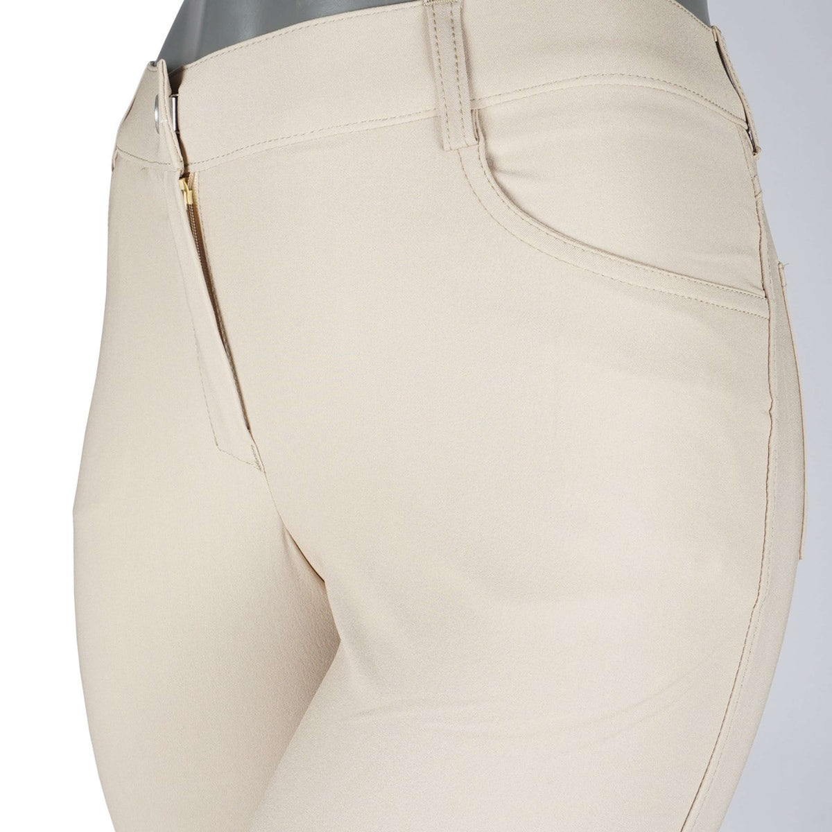 HKM Breeches Sunshine Silicon Knee Pads Beige