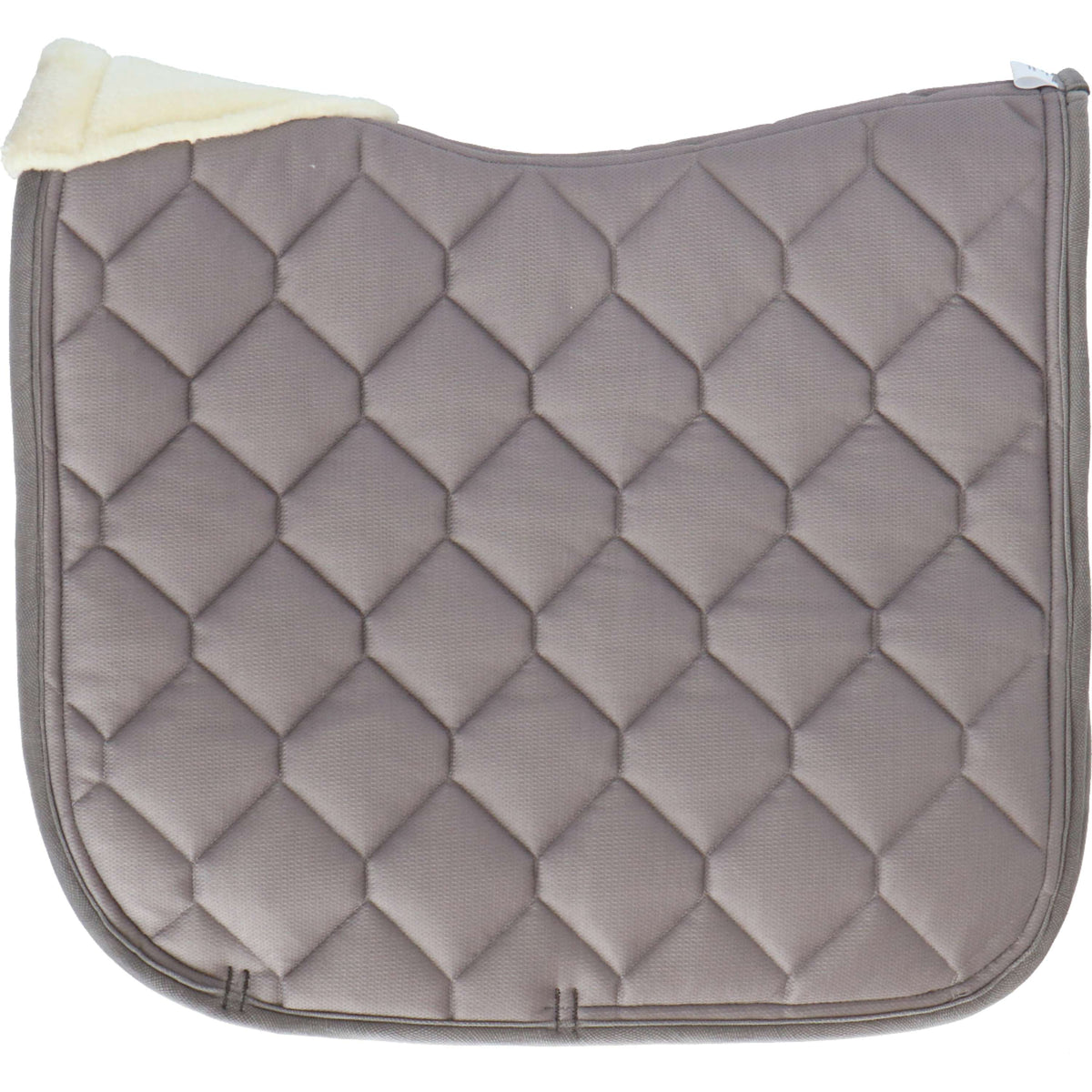 Dyon Saddlepad Curduroy Dressage Grey