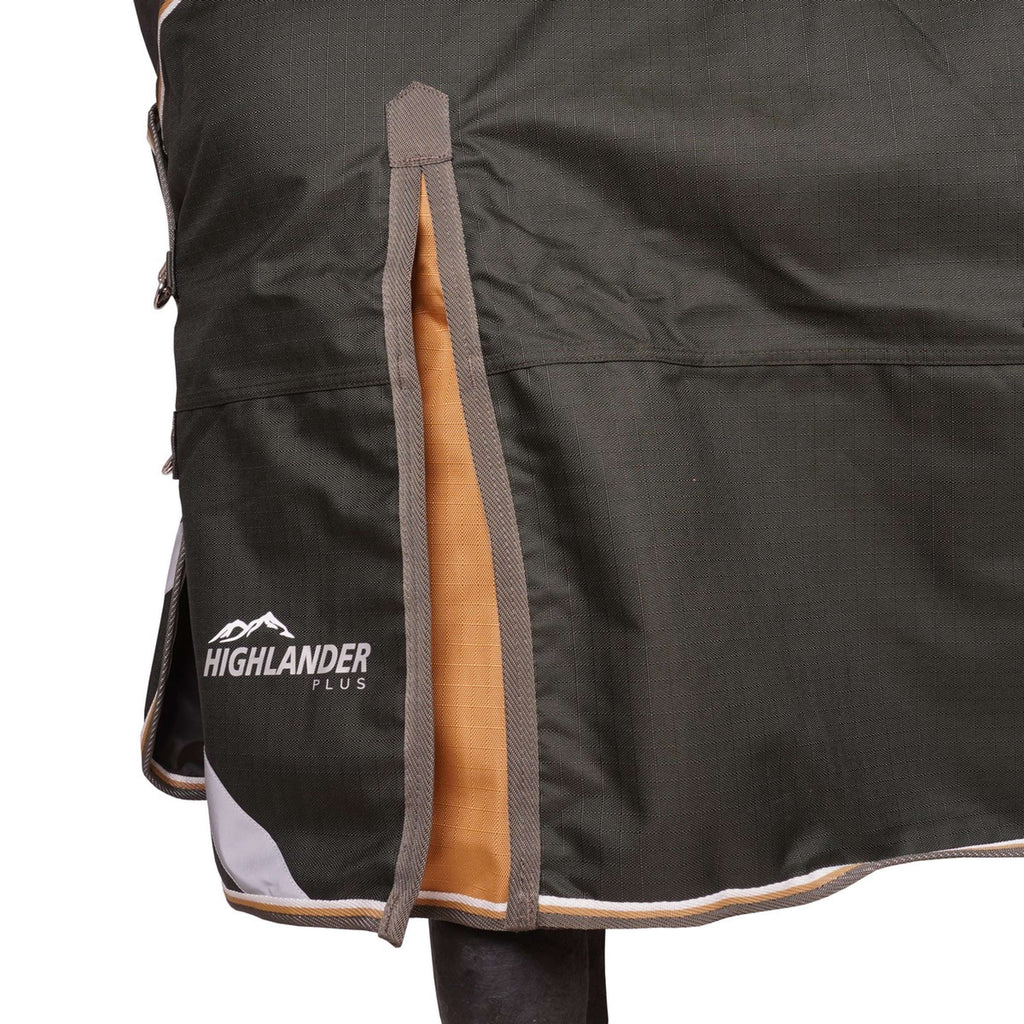 Highlander Plus by Shires Rain Rug Turnout 50g Green