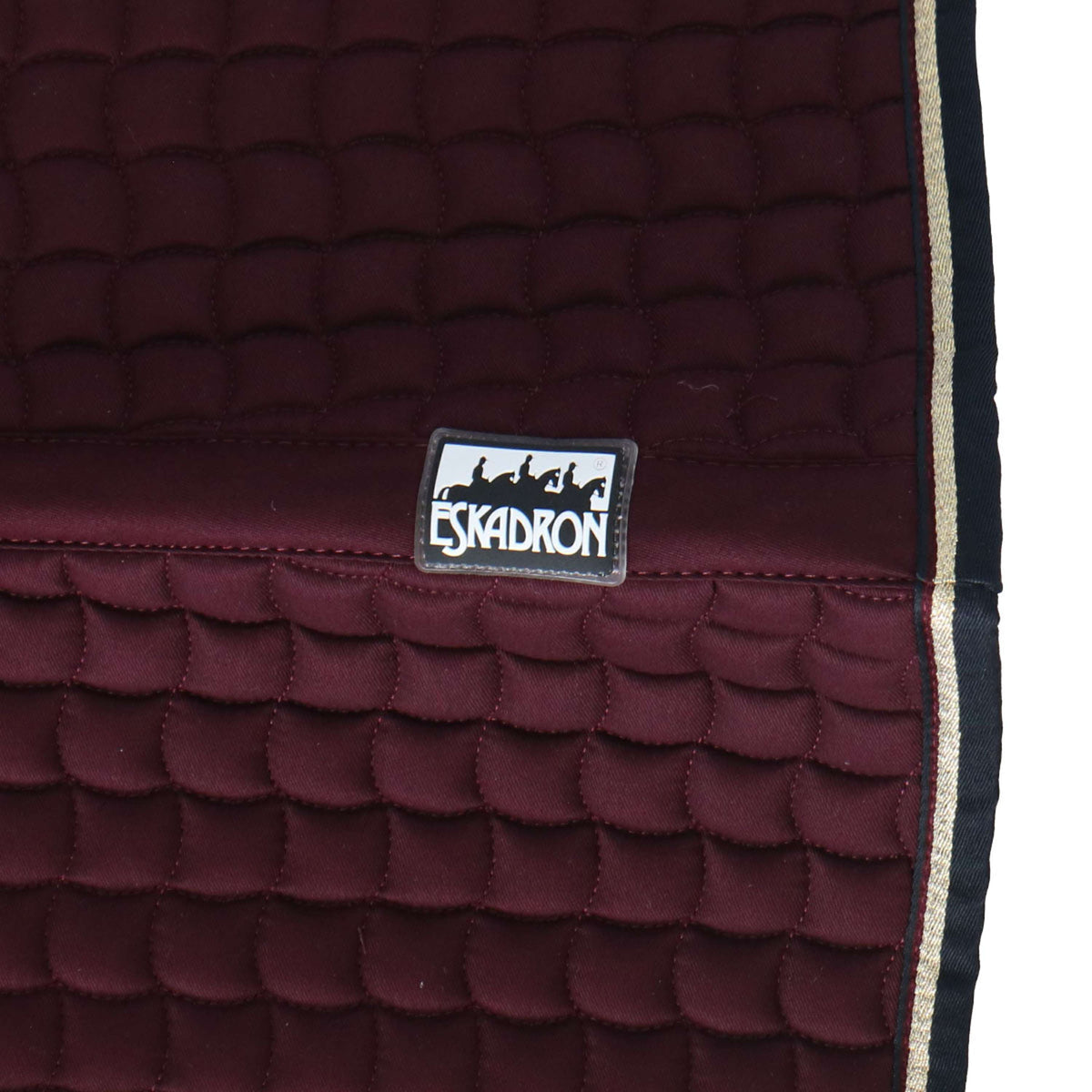 Eskadron Saddlepad Cotton Contrast Dressage Blackberry