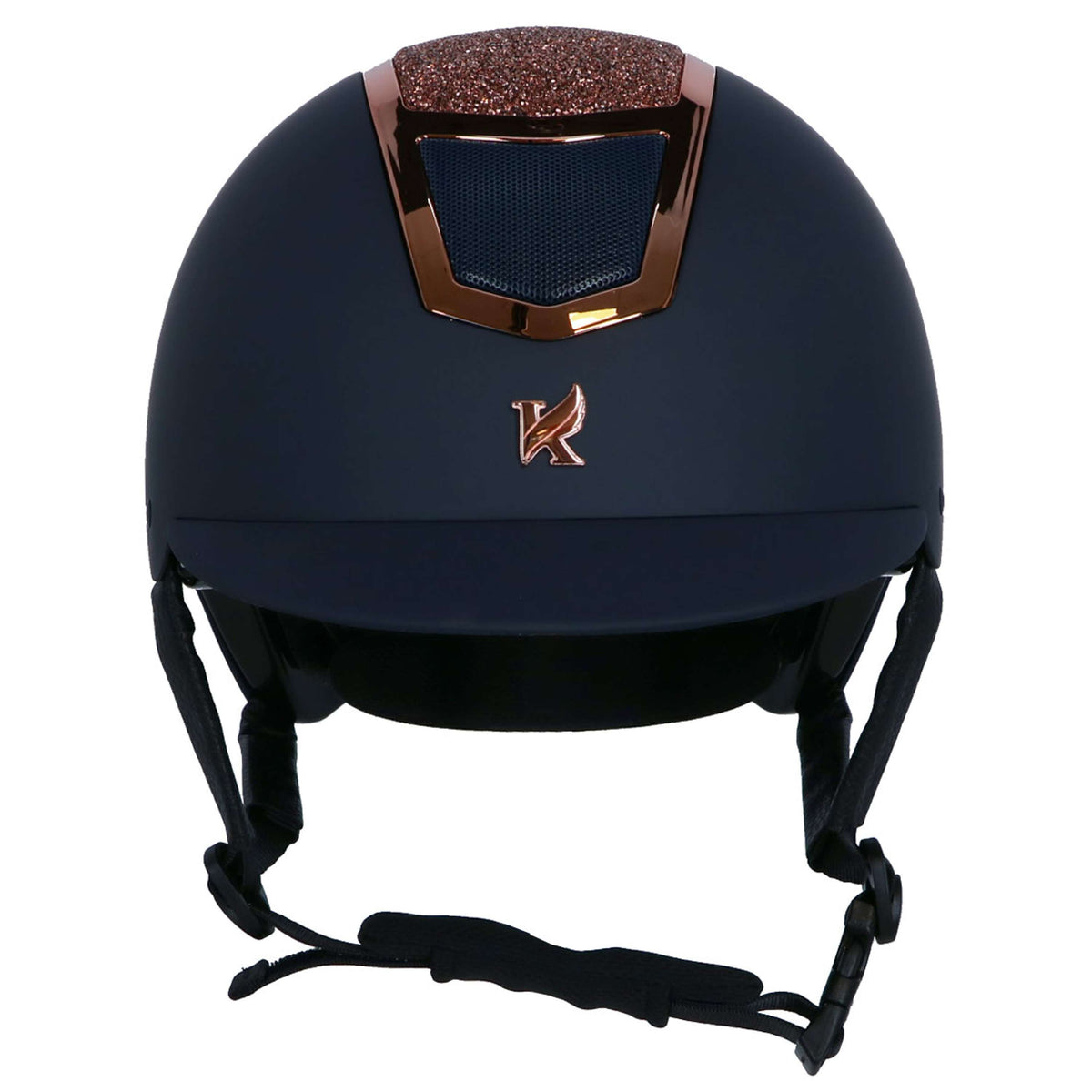 Karben by Shires Cap Valentina Navy/Rose Gold