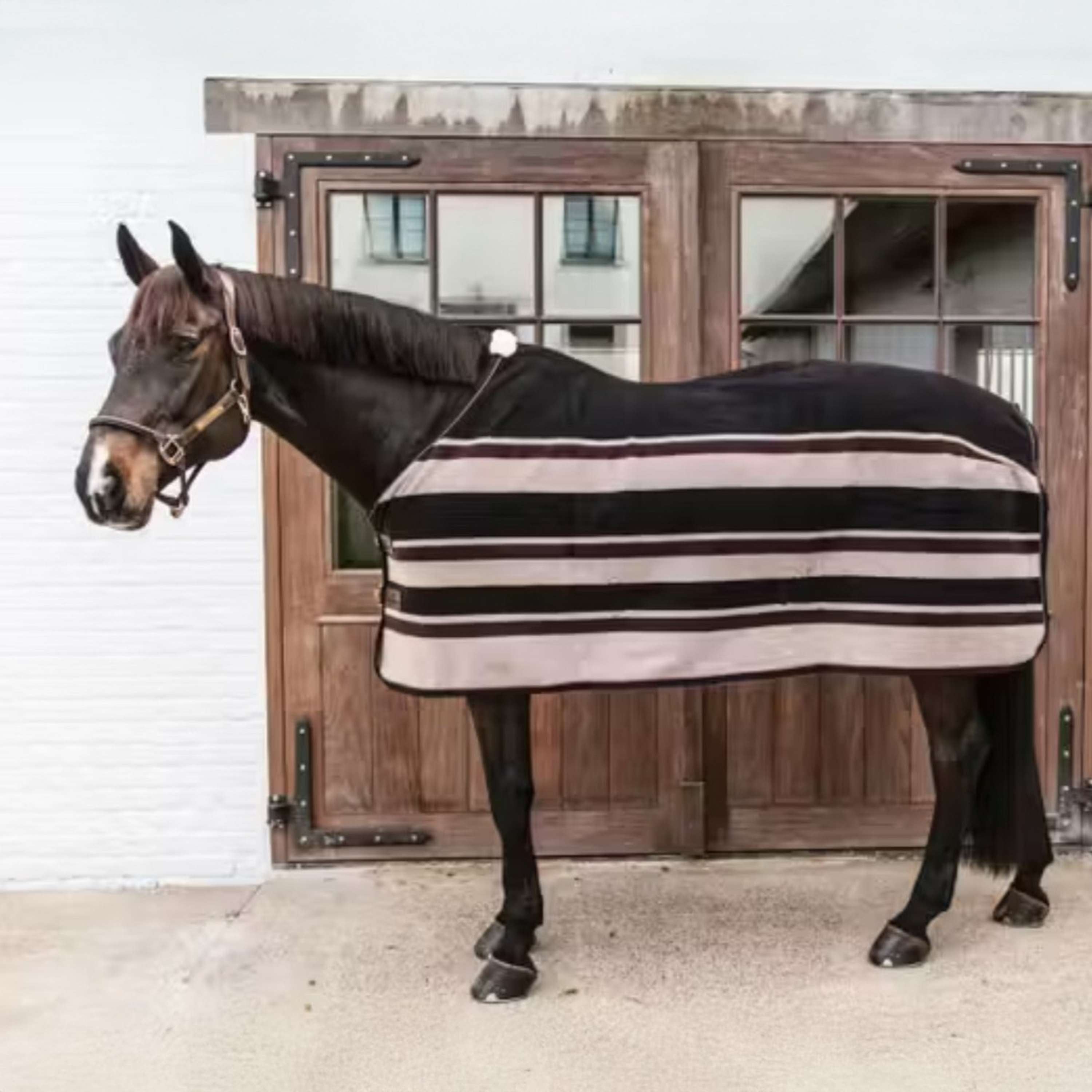 Kentucky Fleece Rug Heavy Brown/Beige