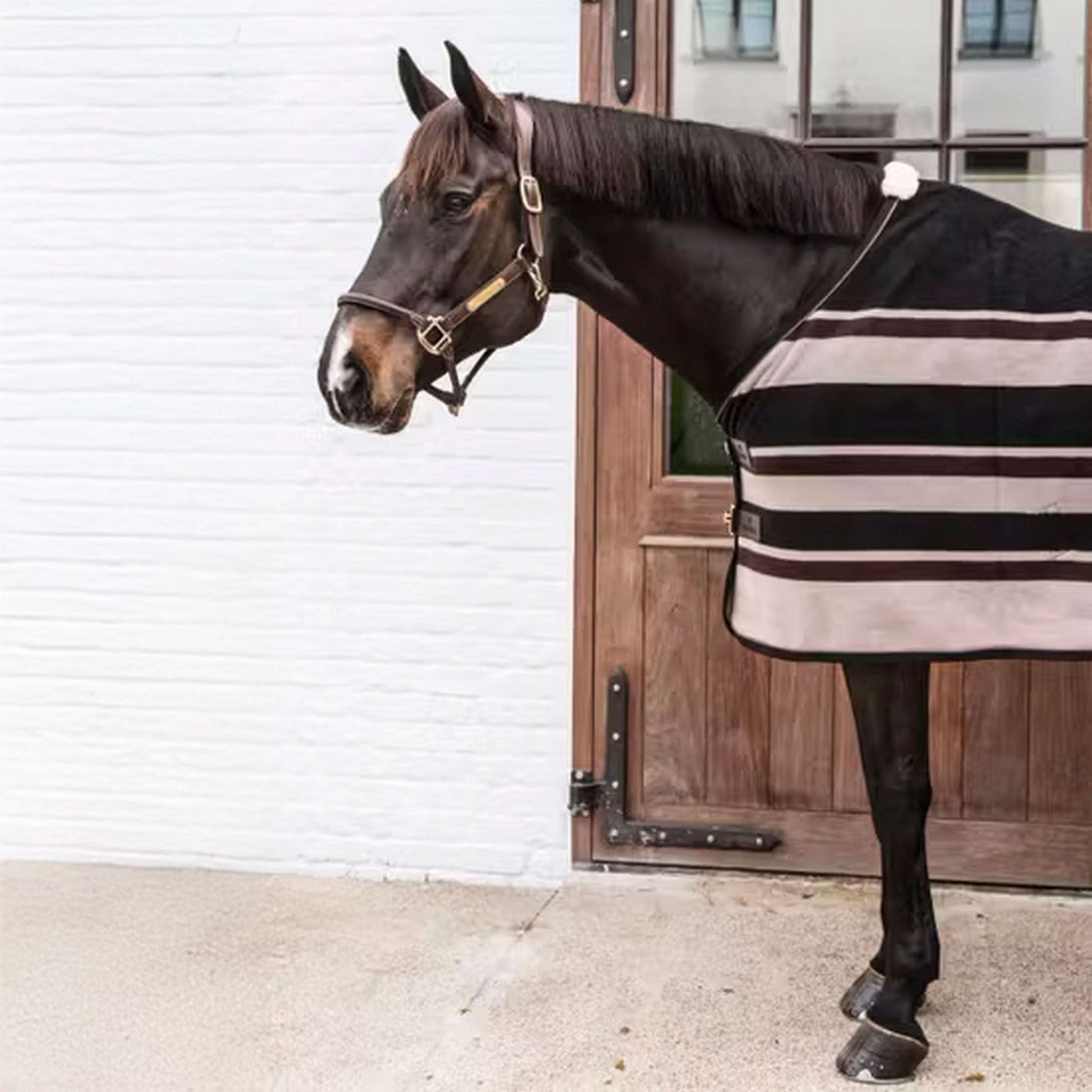 Kentucky Fleece Rug Heavy Brown/Beige