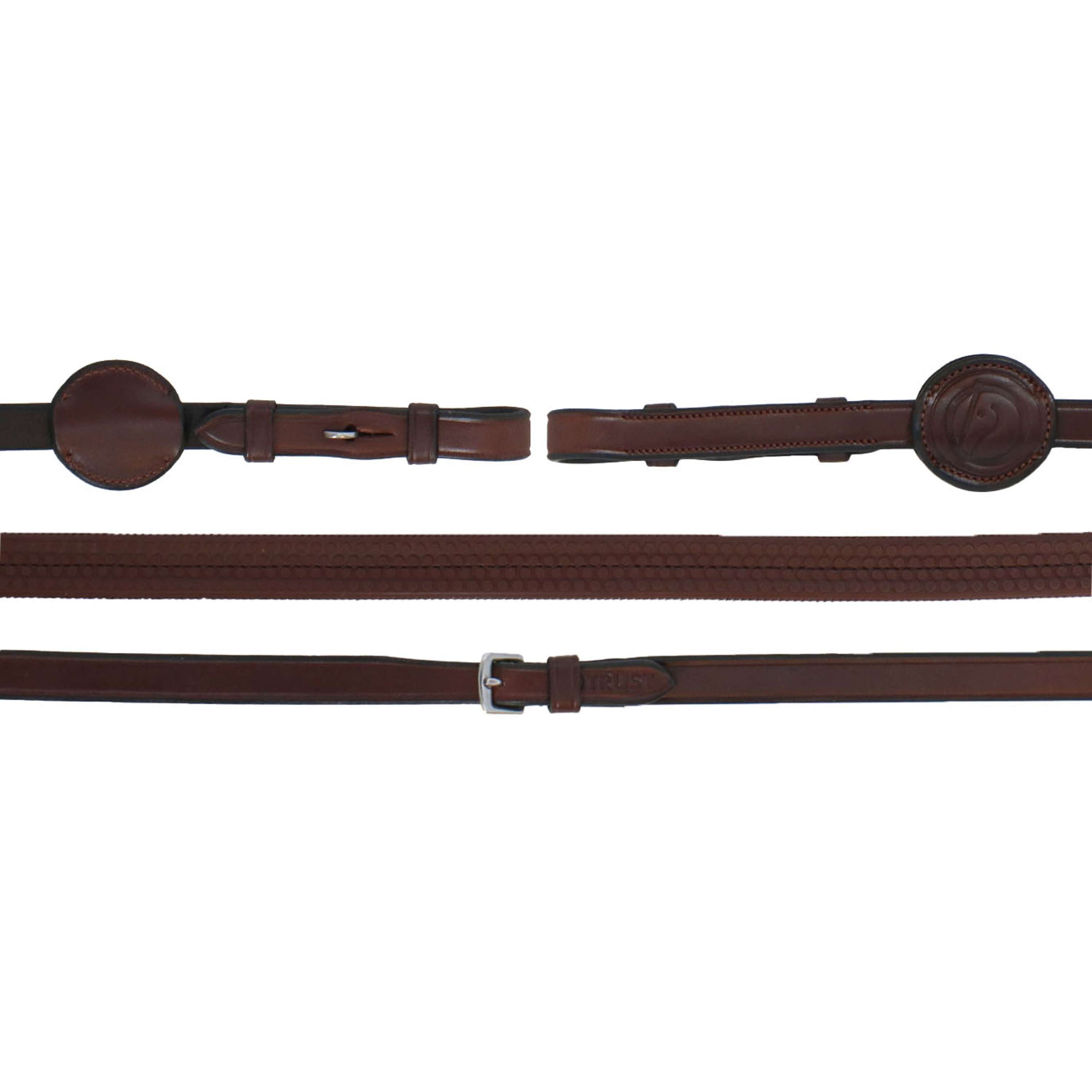 Trust Reins Fontainebleau Brown/Silver