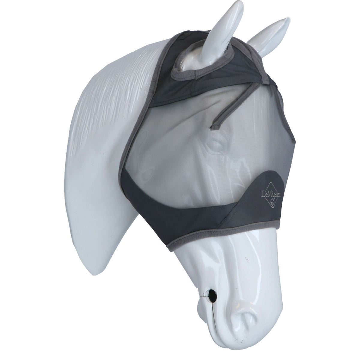 LeMieux Fly Mask ArmourShield Pro Standard Grey