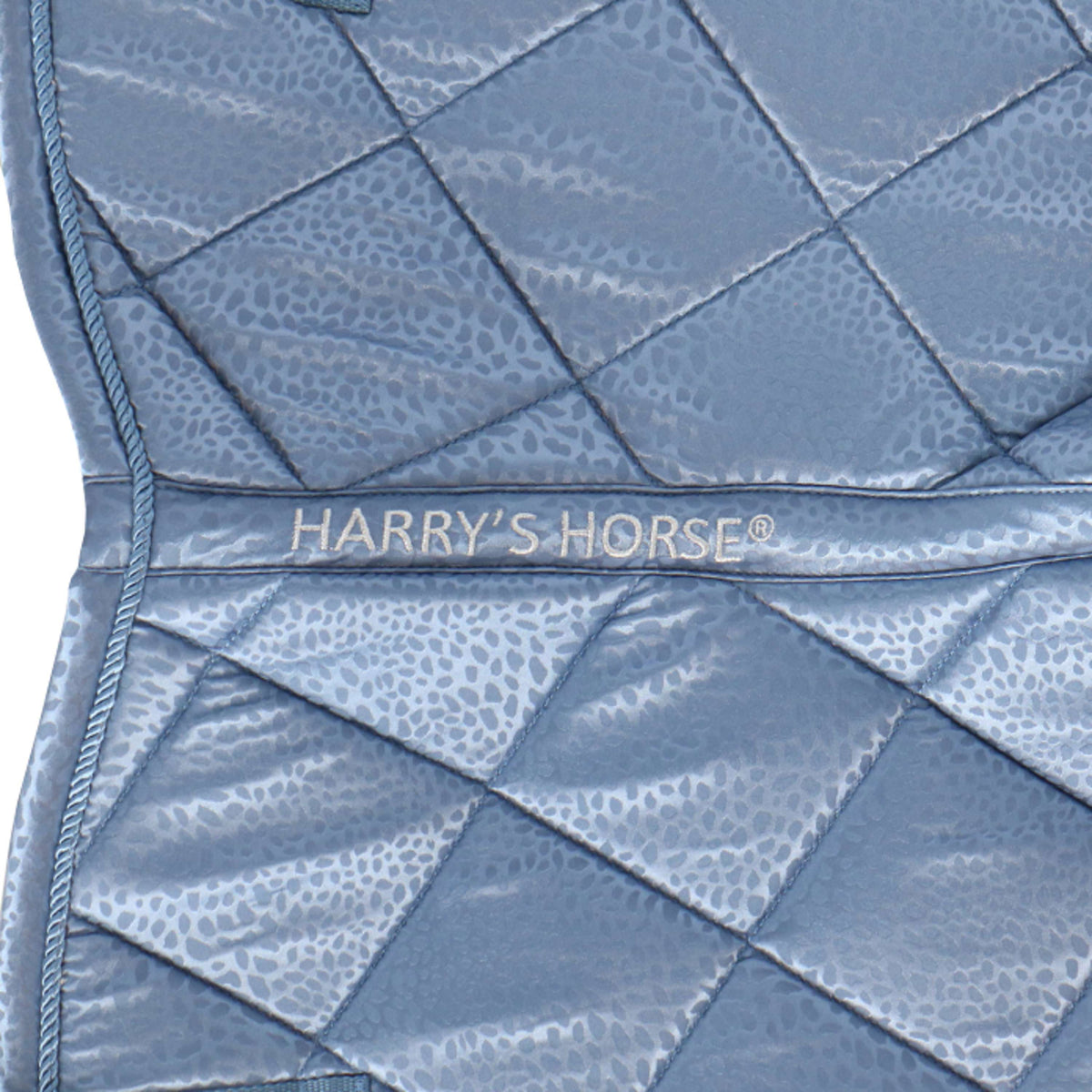 Harry's Horse Saddlepad Reverso Leopard General Purpose Steel Blue