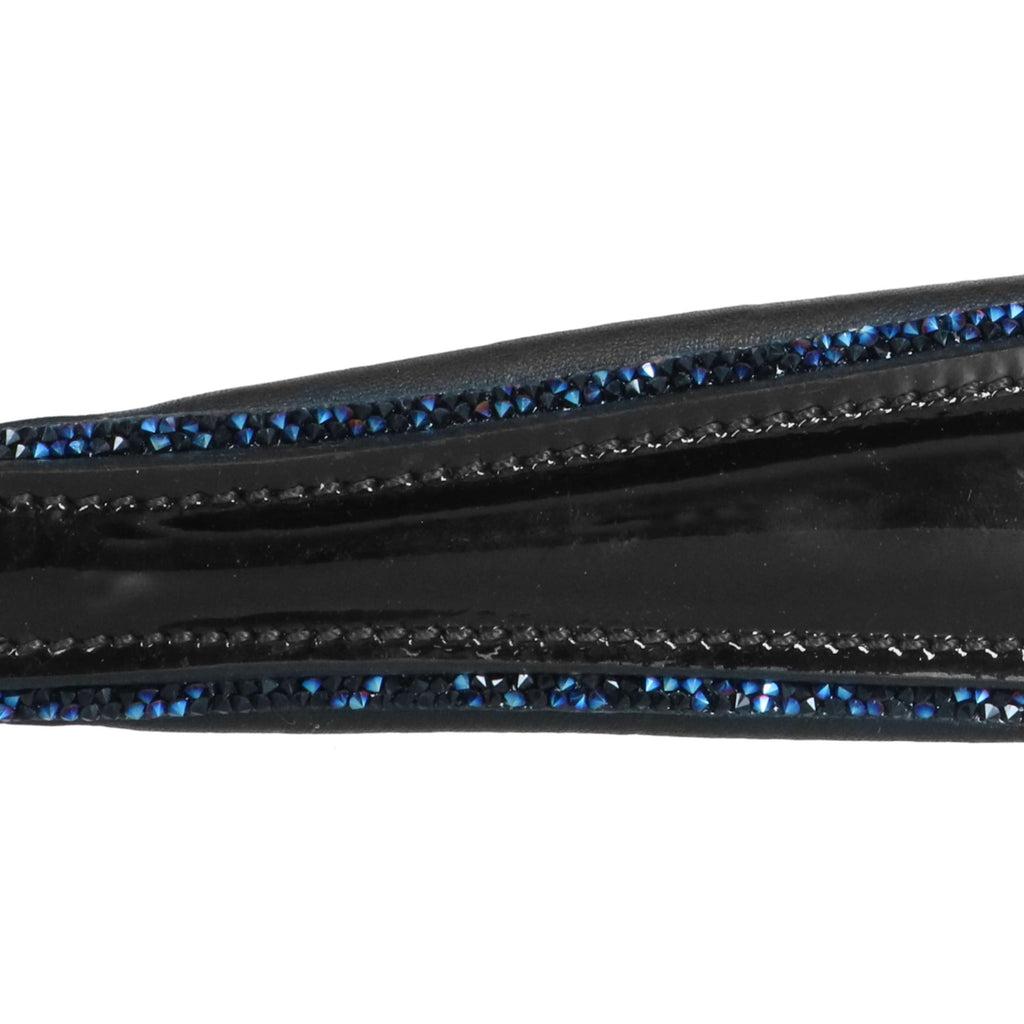 HB Nose Band Showtime Training Black/Navy Glitter