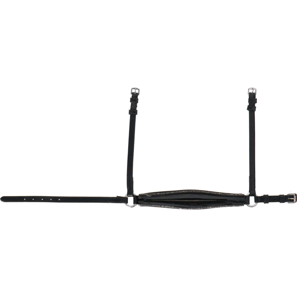 HB Nose Band Showtime Training Black/Silver