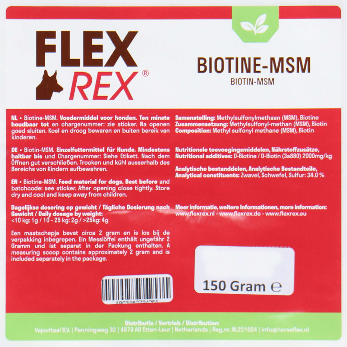 Flexrex Biotine-MSM Refill