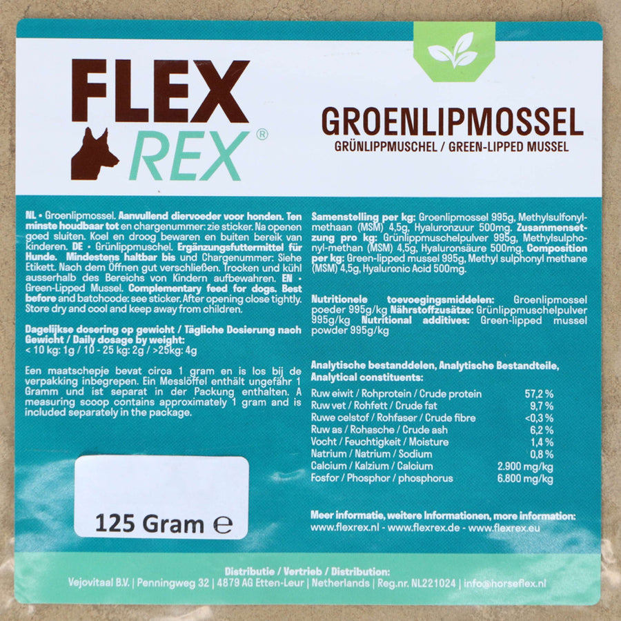 Flexrex Groenlipmossel poeder Refill
