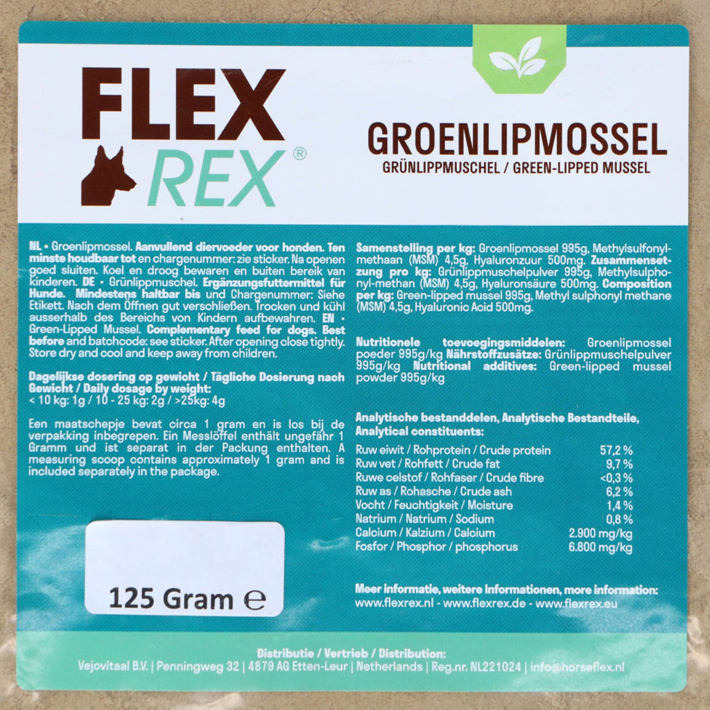 Flexrex Groenlipmossel poeder Refill