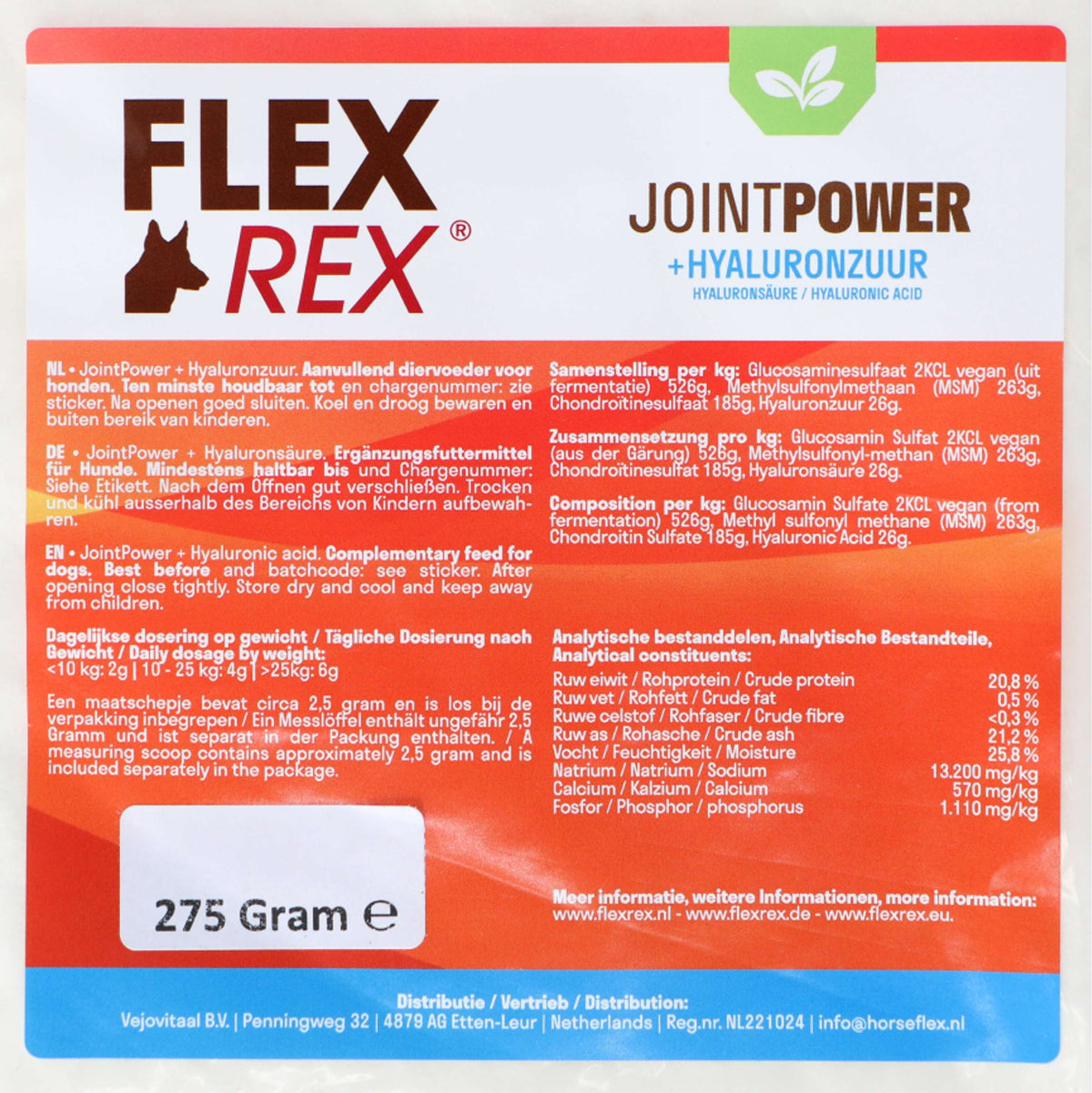 Flexrex Jointpower + Hyaluronic acid Refill