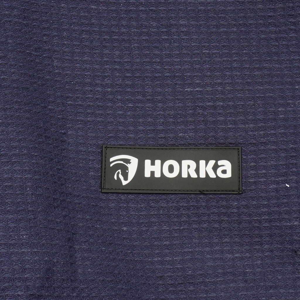 HORKA Sweat Rug Wafflecotton Blue