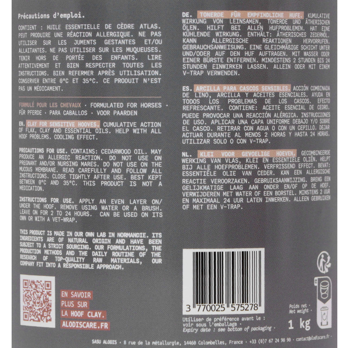 Alodis Clay Hoof Clay 2,5kg