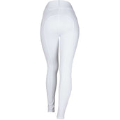 Rebel Pull On Riding Legging Crystal Full grip White