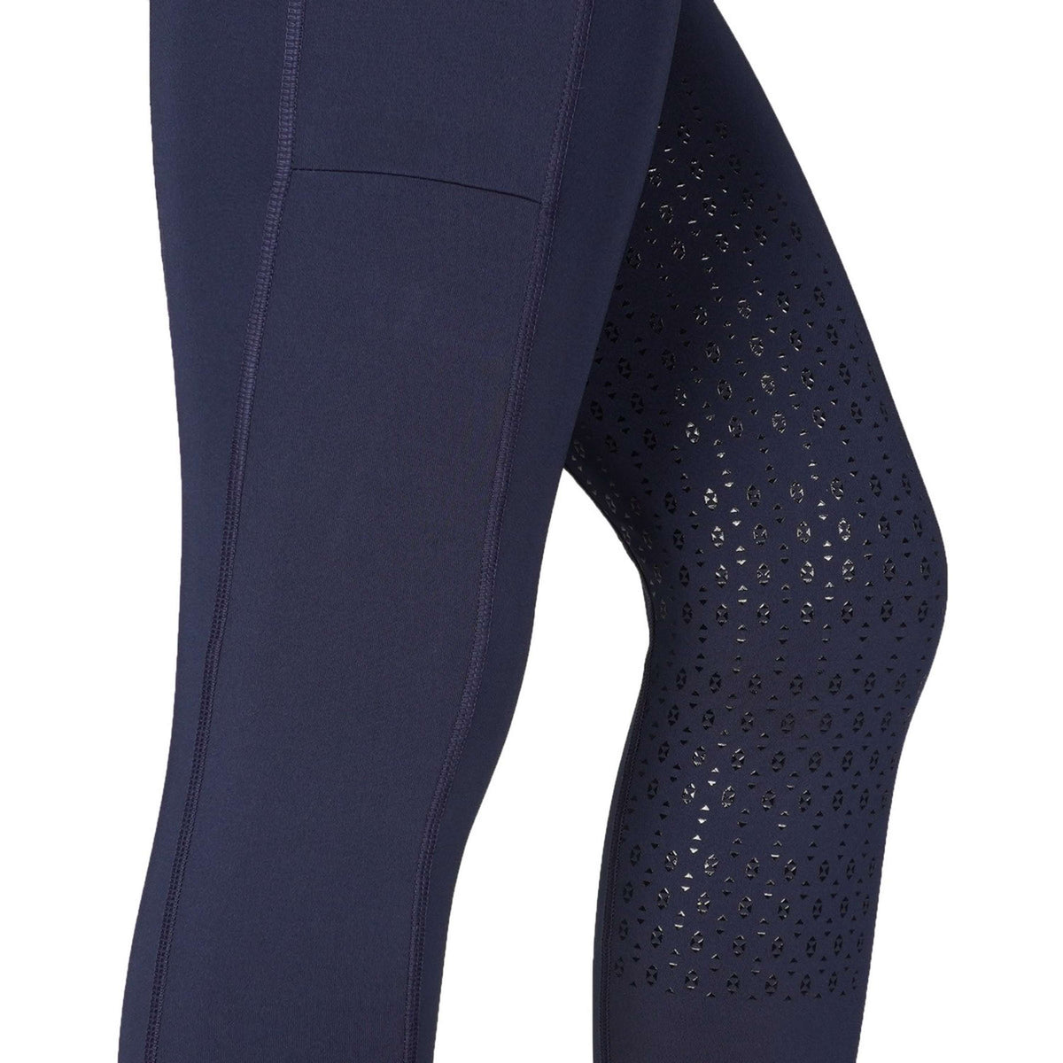 Rebel Pull On Riding Legging Crystal Full grip Navy