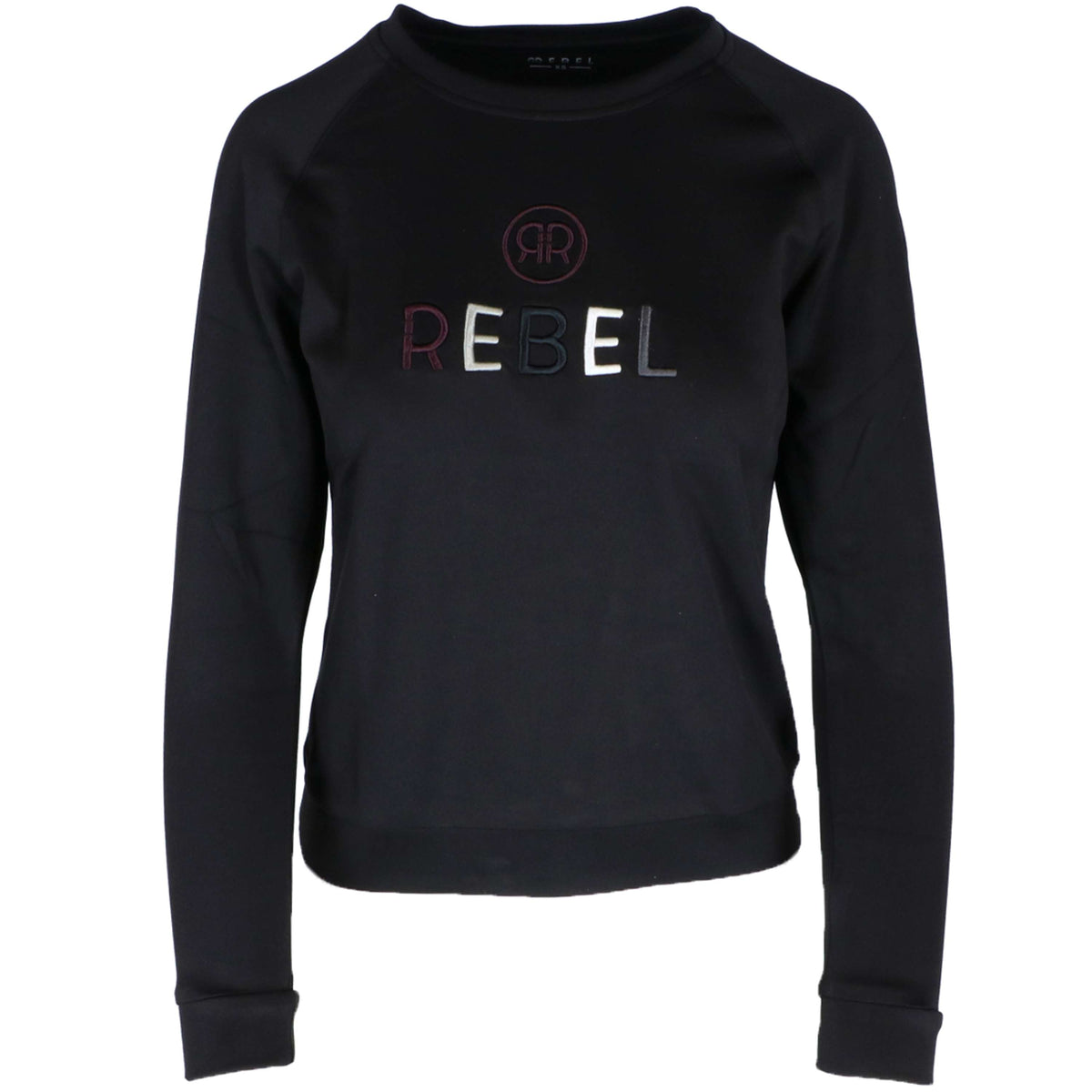 Rebel Sweater Functional Multicolor Logo Black