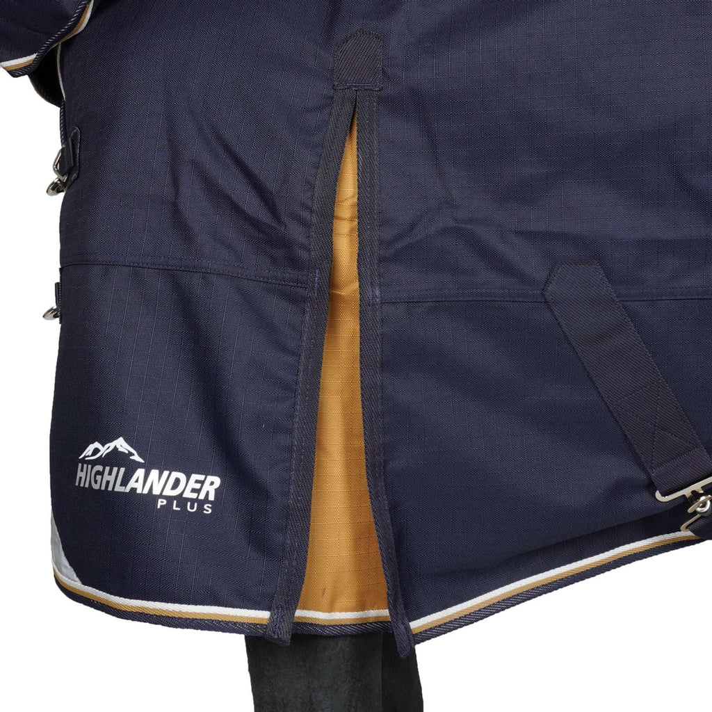 Highlander Plus by Shires Rain Rug Lite 0g Combo Navy