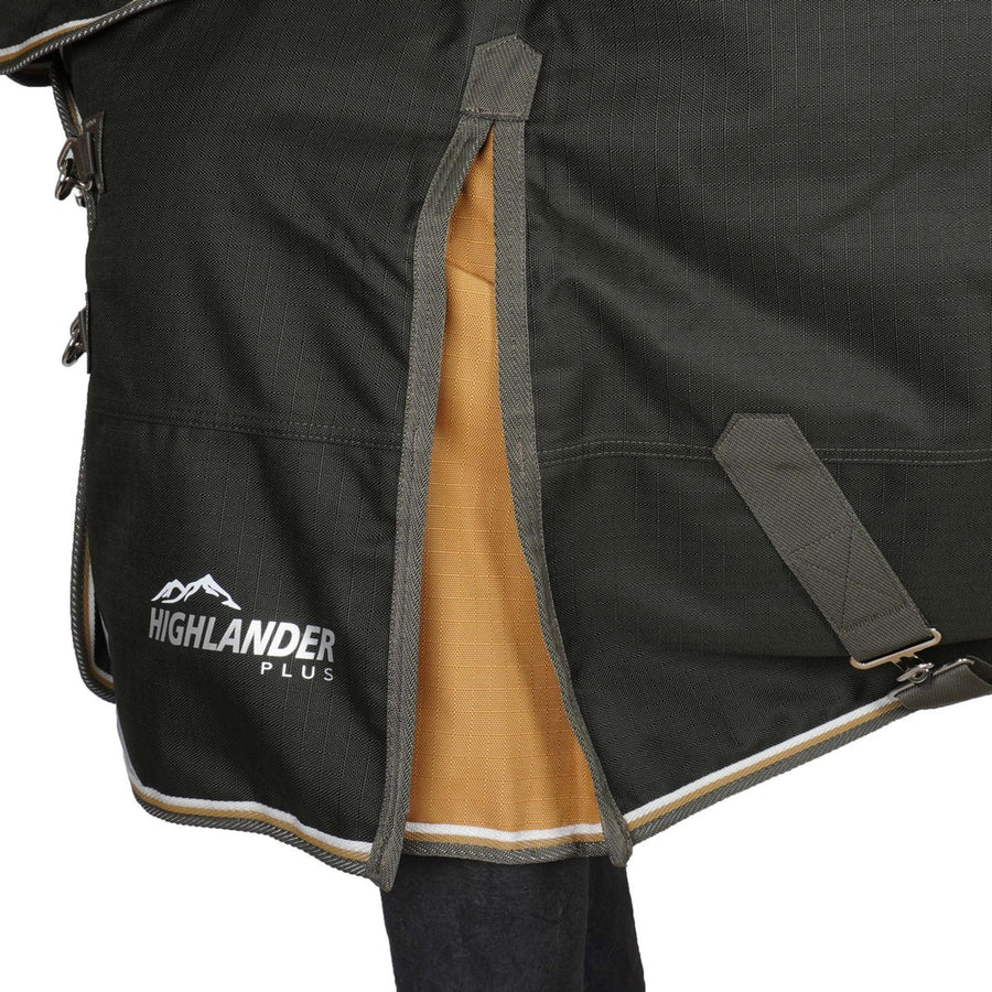 Highlander Plus by Shires Winter Rug Combo 50g Green