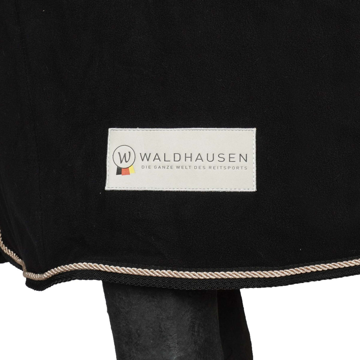 Waldhausen Fleece Rug Modern Black/Rose gold