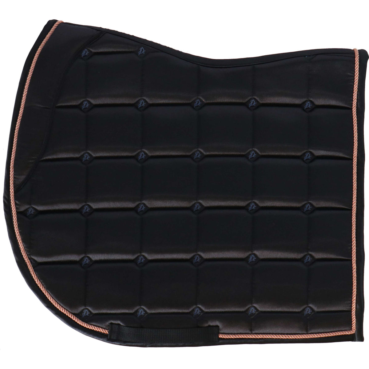 Harry's Horse Saddlepad Denici Cavalli Indigo Satin General Purpose Black