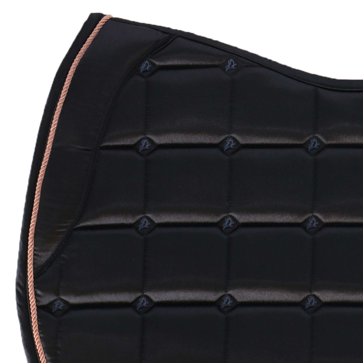 Harry's Horse Saddlepad Denici Cavalli Indigo Satin General Purpose Black