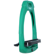 Flex-On Safety Stirrups Safe-On Inclined Ultra Grip Irish Green