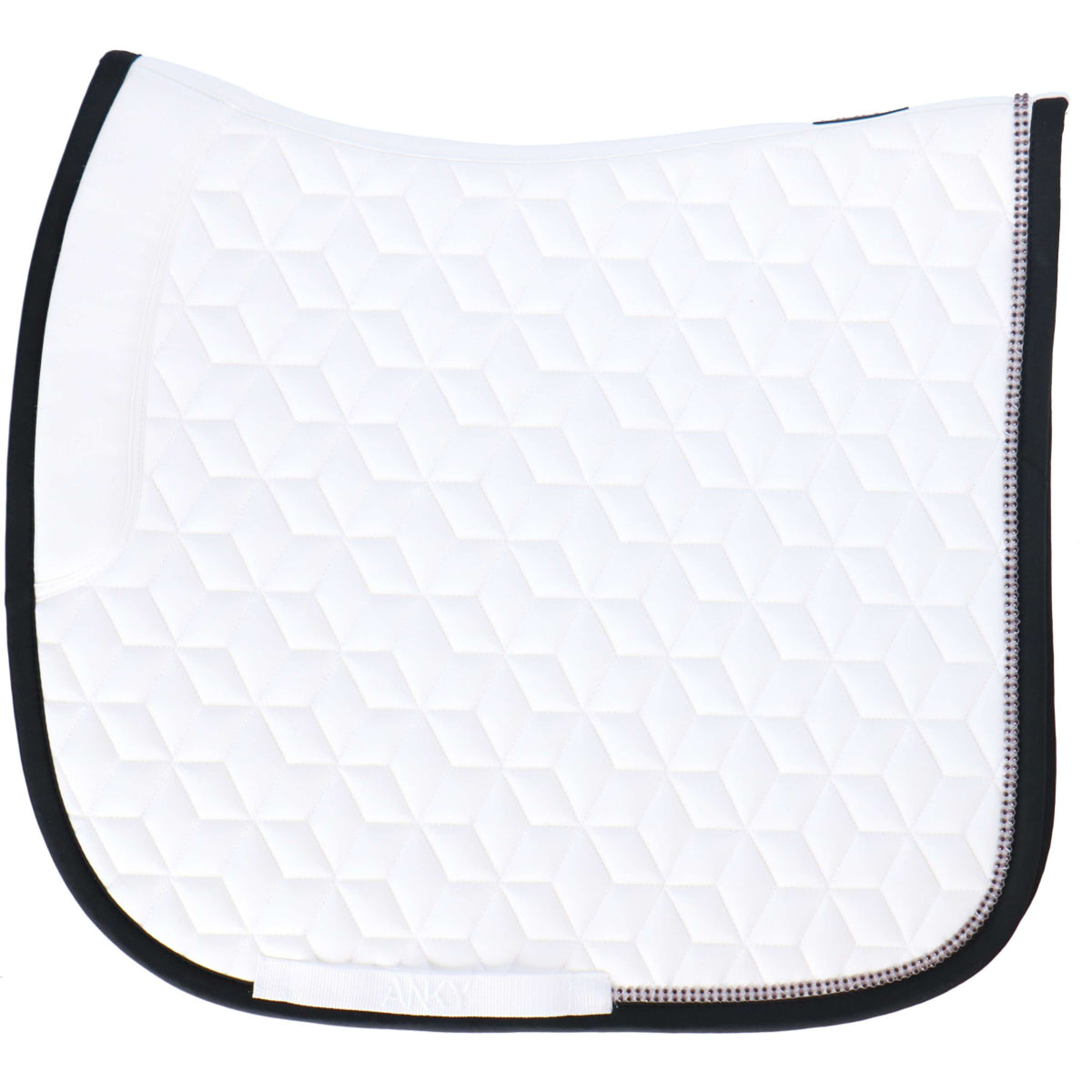 ANKY Saddlepad Consensus Nylon Dressage White/Black