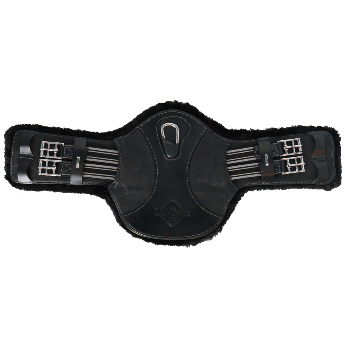 LeMieux Girth Arkia Simu Contoured Short Black