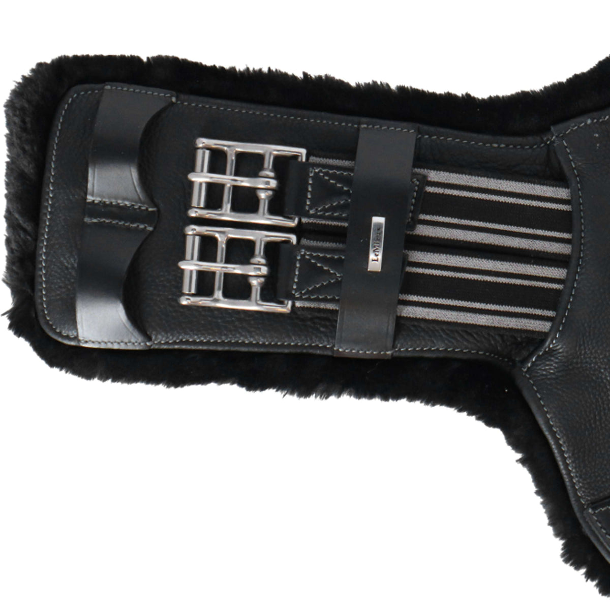 LeMieux Girth Arkia Simu Contoured Short Black