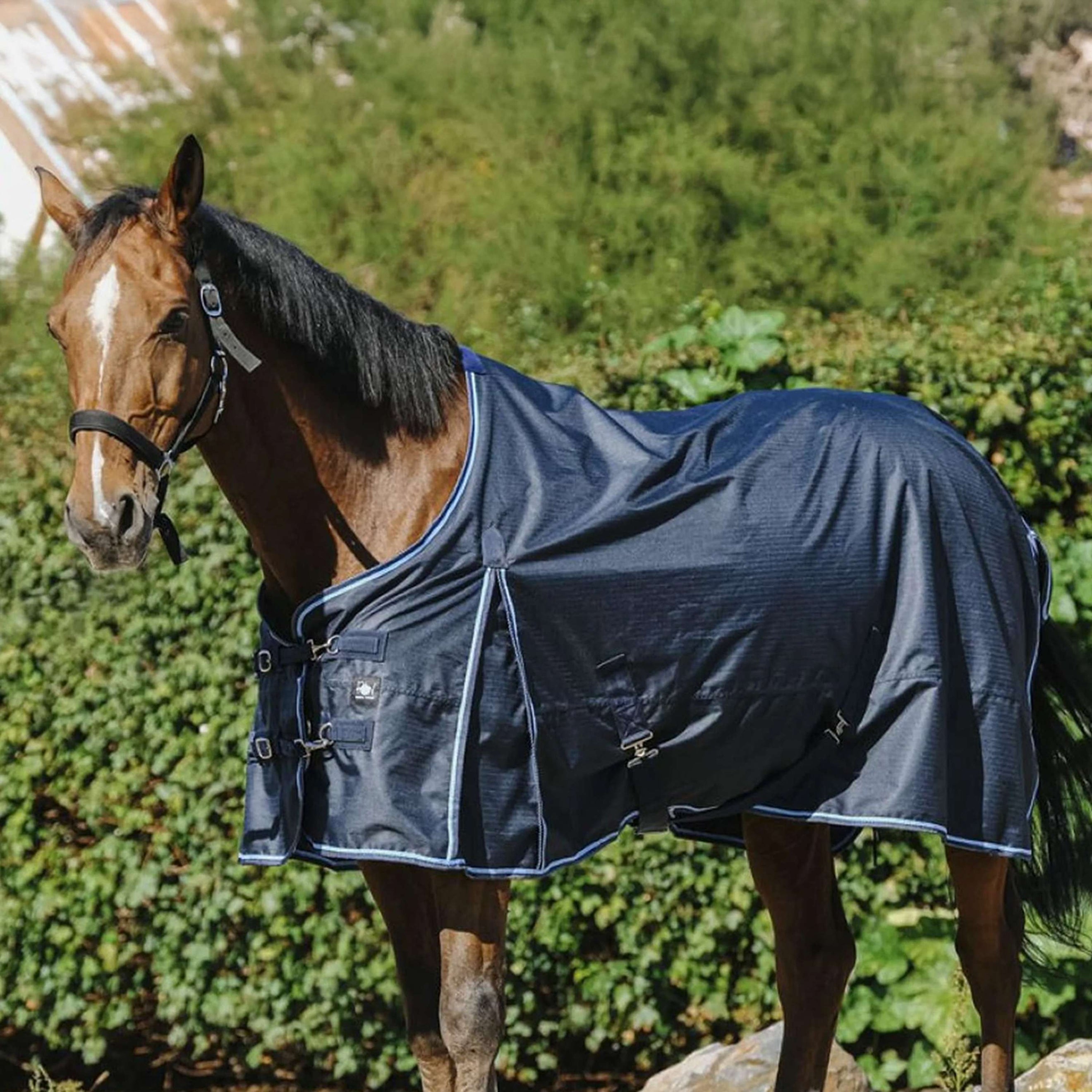 Riding World Outdoor Rug ECO EasyClip 600D 0g Navy