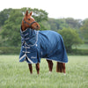 Shires Rain Rug Original 50 Turnout with a Hood Ocean