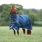 Shires Rain Rug Original 50 Turnout with a Hood Ocean