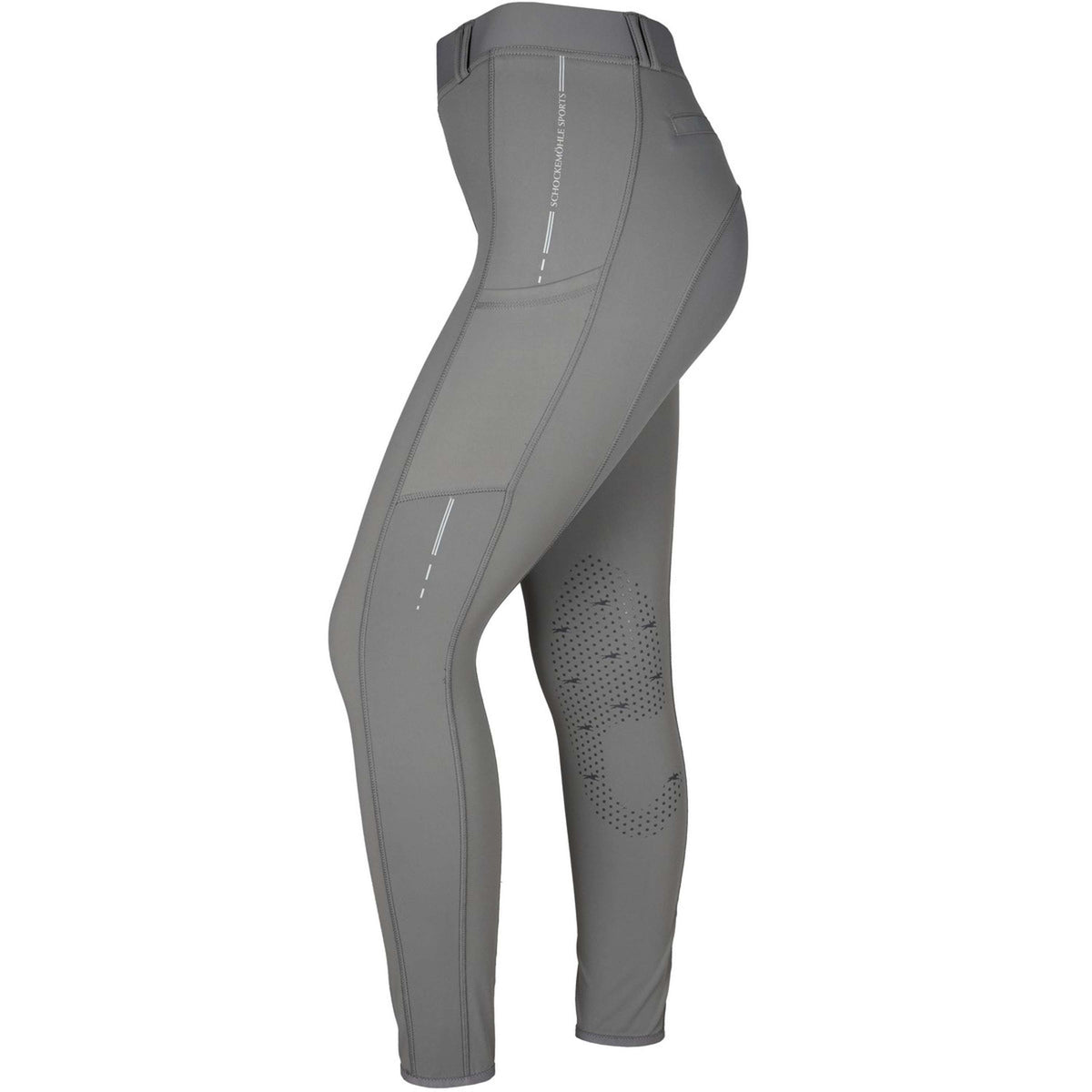 Schockemöhle Riding Legging New Pocket Knee Grip Slate Grey