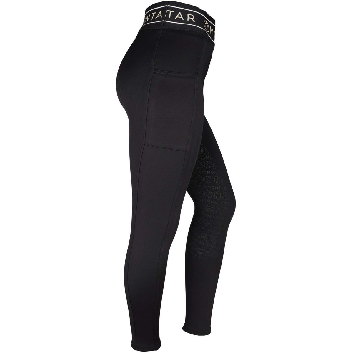 Montar Riding Legging MoMellani Viv Full Grip Black/Beige