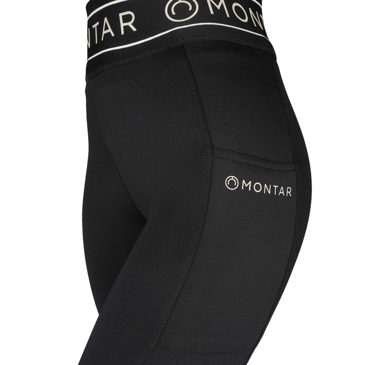 Montar Riding Legging MoMellani Viv Full Grip Black/Beige