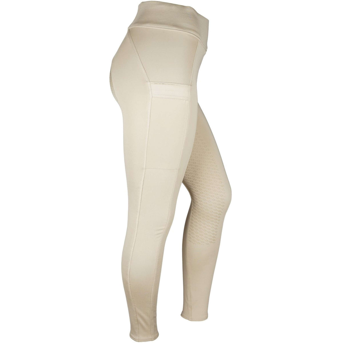 Rebel Riding Legging Contrant Piping Beige