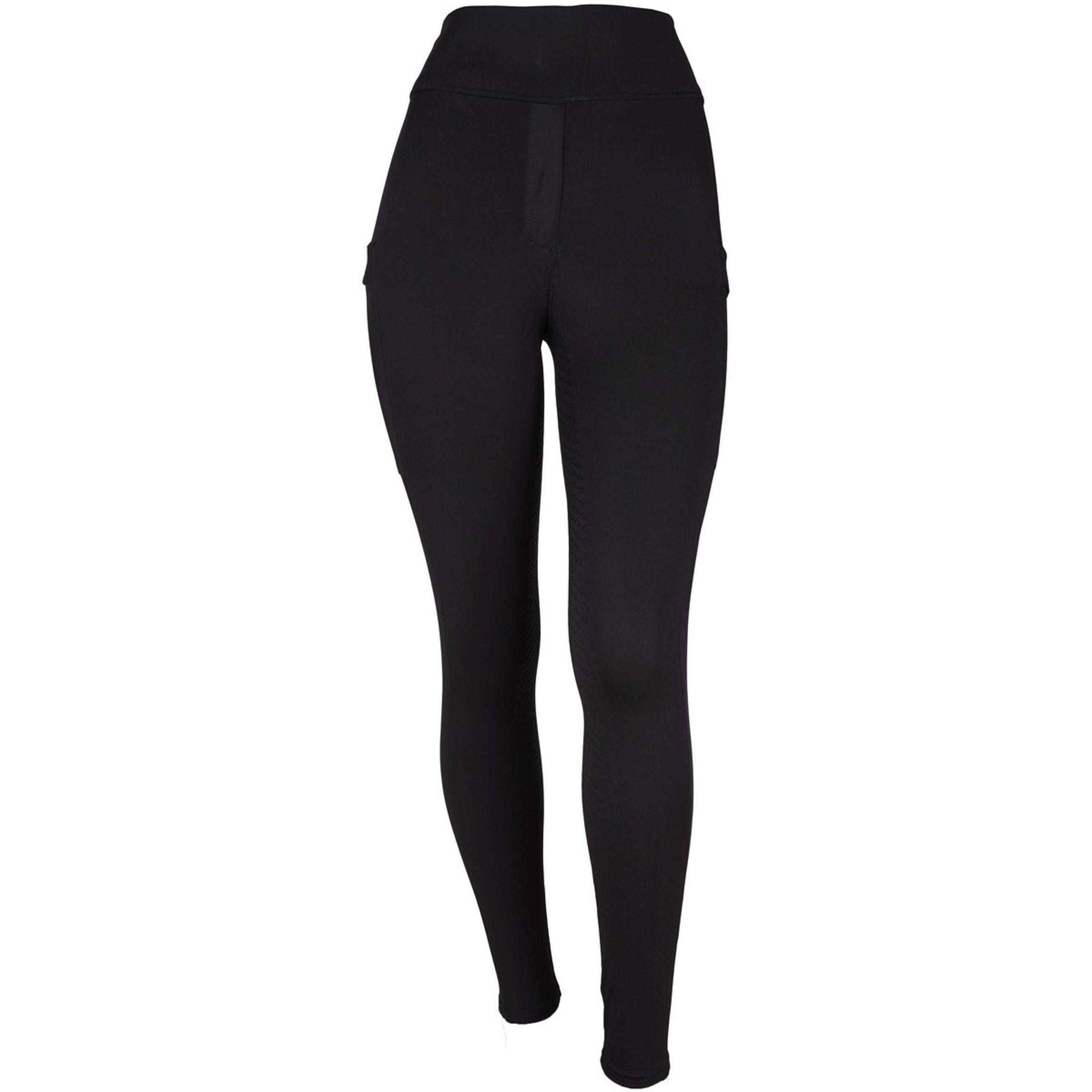 Rebel Riding Legging Contrant Piping Black