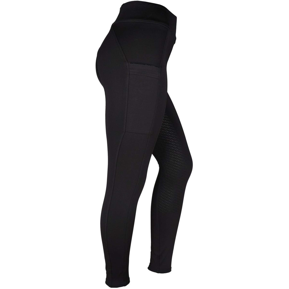 Rebel Riding Legging Contrant Piping Black