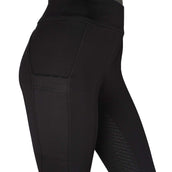 Rebel Riding Legging Contrant Piping Black