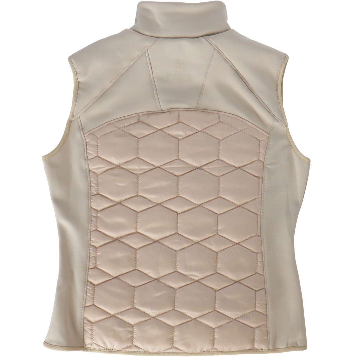 Rebel Bodywarmer Cube Quilted Hybrid Beige