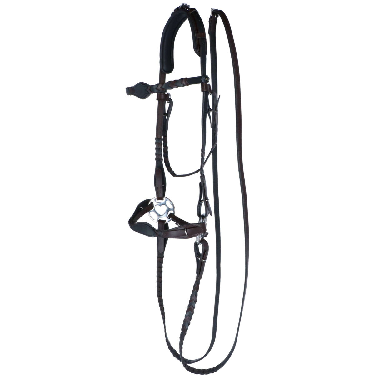 F.R.A. Hackamore Bridle Zoë Systeem 2 Brown/Black