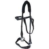 F.R.A. Hackamore Bridle Zoë Systeem 2 Brown/Black