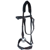 F.R.A. Hackamore Bridle Zoë Systeem 2 Brown/Black