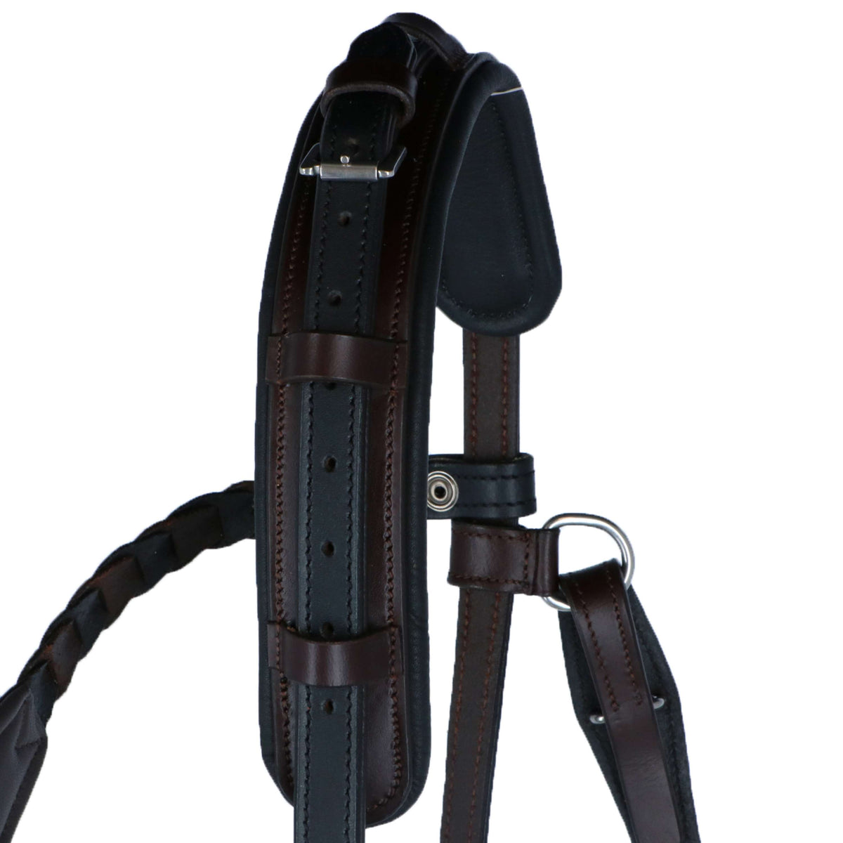 F.R.A. Hackamore Bridle Zoë Systeem 2 Brown/Black