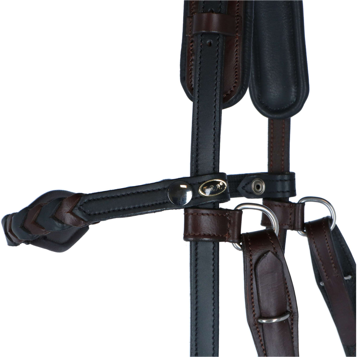 F.R.A. Hackamore Bridle Zoë Systeem 2 Brown/Black