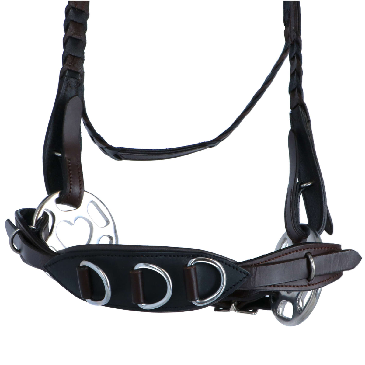 F.R.A. Hackamore Bridle Zoë Systeem 2 Brown/Black