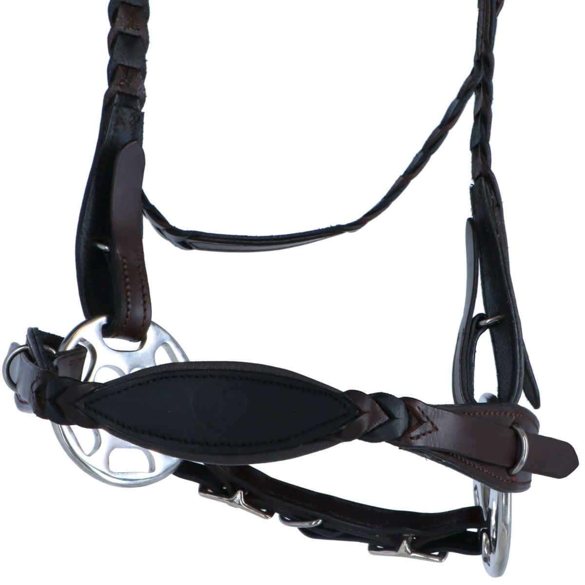 F.R.A. Hackamore Bridle Zoë Systeem 2 Brown/Black