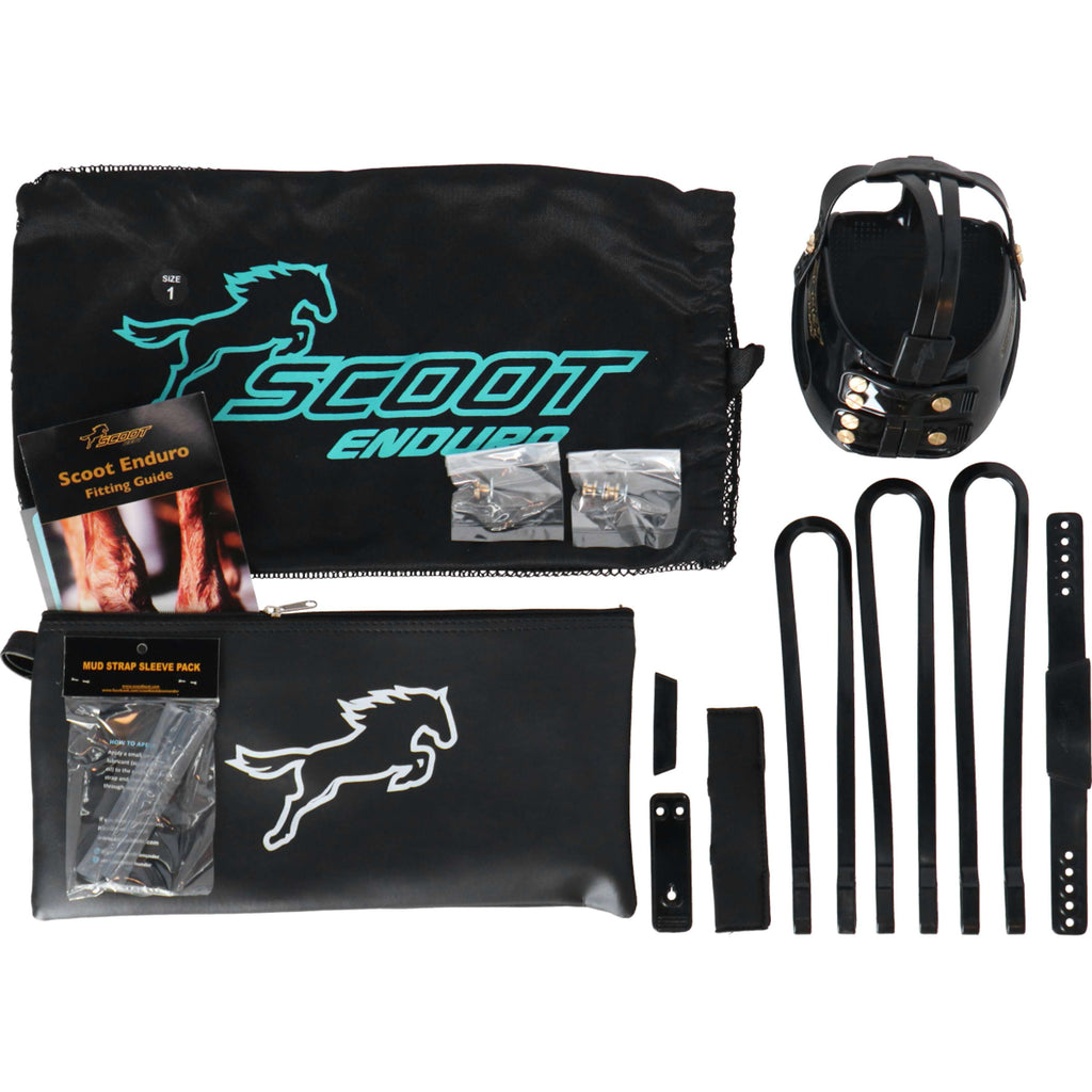 Scoot Boot Horse Shoe Enduro Single Black